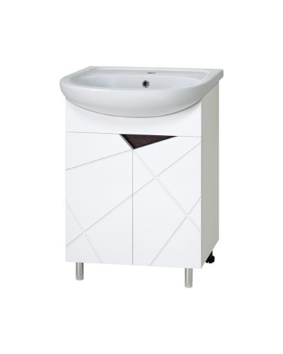 Грани - 60 Тумба напольная прямая / раковина