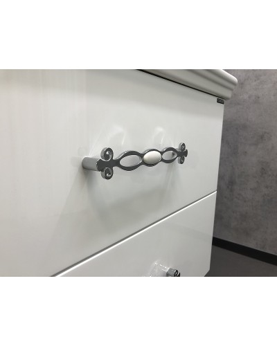 Тумба с раковиной Comforty Неаполь 80 00004147564 подвесная Белый глянец