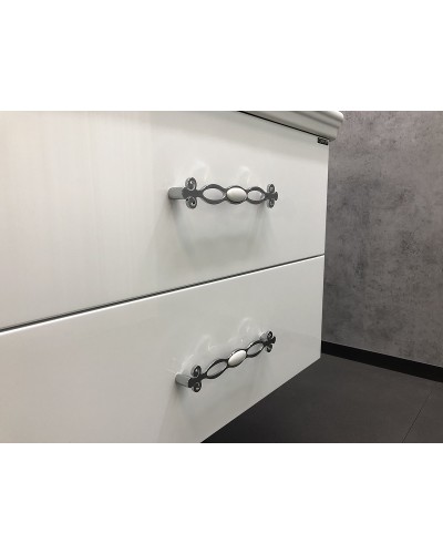 Тумба с раковиной Comforty Неаполь 80 00004147564 подвесная Белый глянец