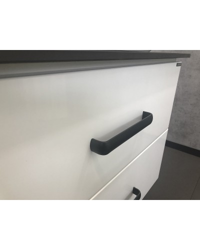 Тумба с раковиной Comforty Амстердам 75 00-00004668 подвесная Белая глянцевая