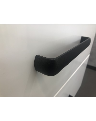 Тумба с раковиной Comforty Амстердам 75 00-00004668 подвесная Белая глянцевая