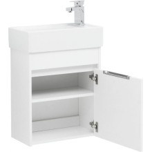 Тумба под раковину Aquanet Лидс 50 239741 подвесная Белая