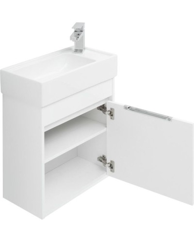 Тумба под раковину Aquanet Лидс 50 239741 подвесная Белая
