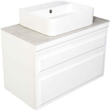 Тумба с раковиной Orange Modi 75 Modi-75TU+RA подвесная Белая