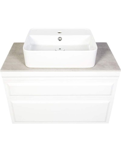 Тумба с раковиной Orange Modi 75 Modi-75TU+RA подвесная Белая