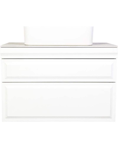 Тумба с раковиной Orange Modi 75 Modi-75TU+RA подвесная Белая