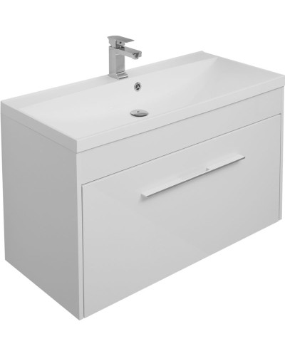 Тумба под раковину Aquanet Августа 100 210019 подвесная Белая