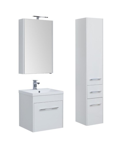 Тумба под раковину Aquanet Августа 58 210026 подвесная Белая