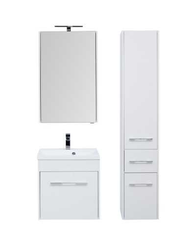 Тумба под раковину Aquanet Августа 58 210026 подвесная Белая