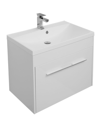 Тумба под раковину Aquanet Августа 75 210028 подвесная Белая