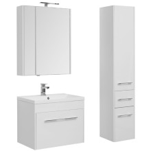 Тумба под раковину Aquanet Августа 75 210028 подвесная Белая