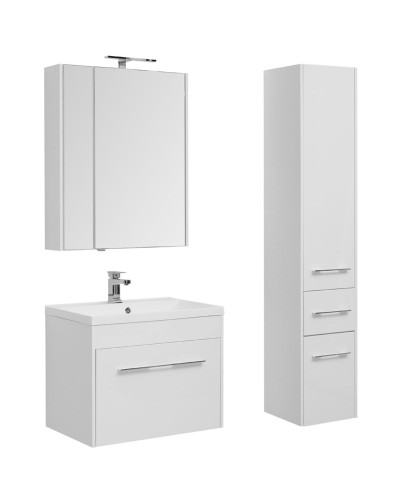 Тумба под раковину Aquanet Августа 75 210028 подвесная Белая