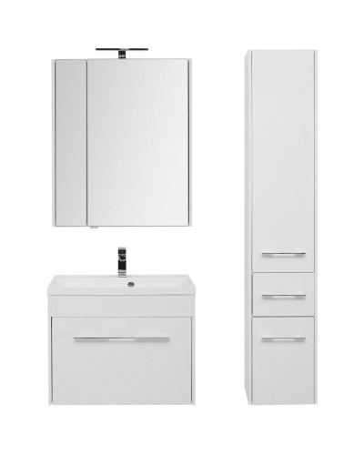 Тумба под раковину Aquanet Августа 75 210028 подвесная Белая