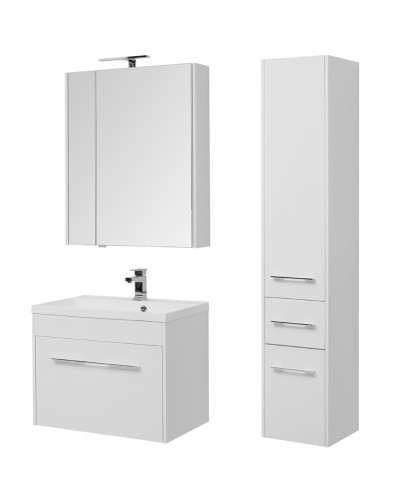 Тумба под раковину Aquanet Августа 75 210028 подвесная Белая