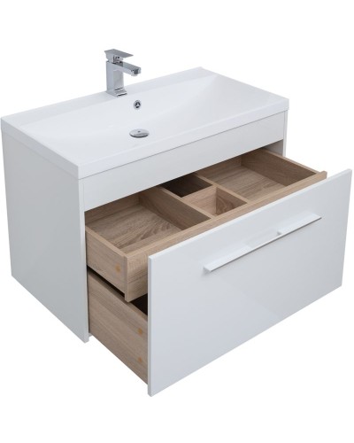 Тумба под раковину Aquanet Августа 90 210030 подвесная Белая