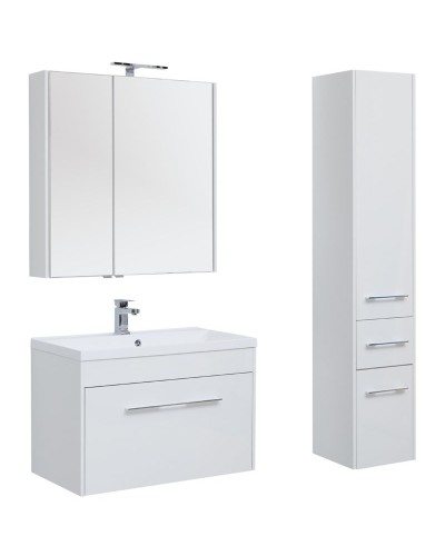 Тумба под раковину Aquanet Августа 90 210030 подвесная Белая