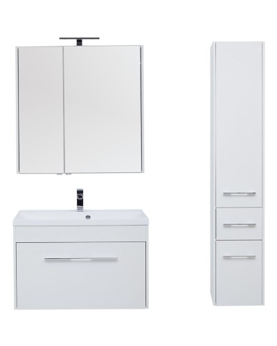 Тумба под раковину Aquanet Августа 90 210030 подвесная Белая