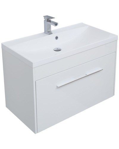 Тумба под раковину Aquanet Августа 90 210030 подвесная Белая