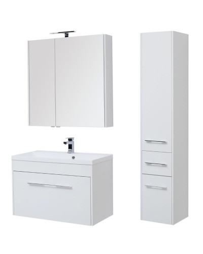 Тумба под раковину Aquanet Августа 90 210030 подвесная Белая