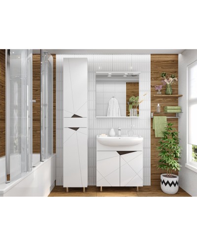 Грани - 70 Тумба напольная прямая / раковина