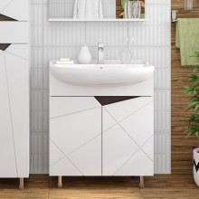 Грани - 70 Тумба напольная прямая / раковина