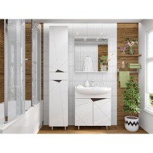 Грани - 60 Тумба напольная прямая / раковина