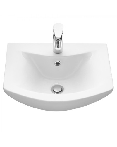 Лаванда - 50 Тумба прямая белая / раковина