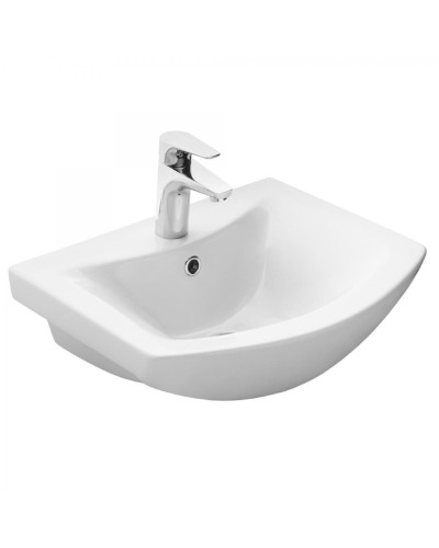 Лаванда - 50 Тумба прямая белая / раковина