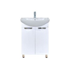 Лаванда - 50 Тумба прямая белая / раковина