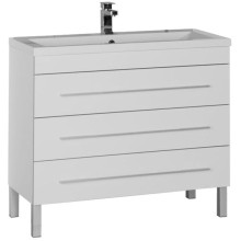 Тумба под раковину Aquanet Верона 100 178471 3 ящика Белая