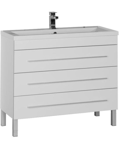 Тумба под раковину Aquanet Верона 100 178471 3 ящика Белая