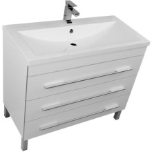 Тумба под раковину Aquanet Верона 100 178471 3 ящика Белая