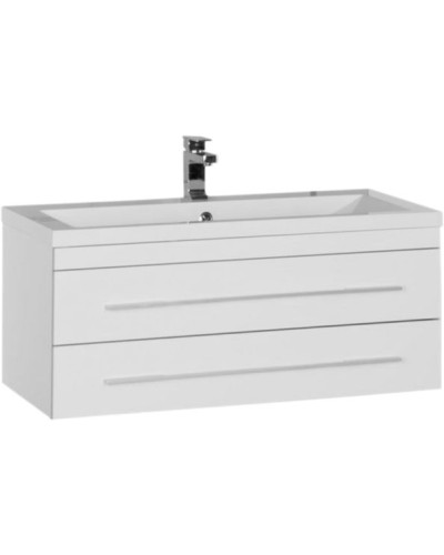 Тумба под раковину Aquanet Верона 100 175382 подвесная Белая