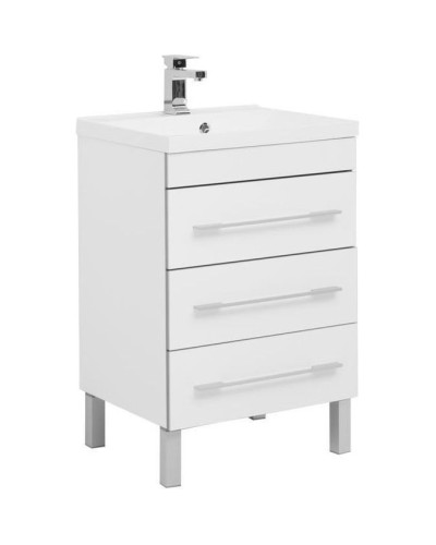 Тумба под раковину Aquanet Верона 58 178253 3 ящика Белая