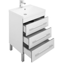 Тумба под раковину Aquanet Верона 58 178253 3 ящика Белая