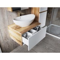 Ива - 60 Тумба подвесная комбинированная 1 ящ. / раковина