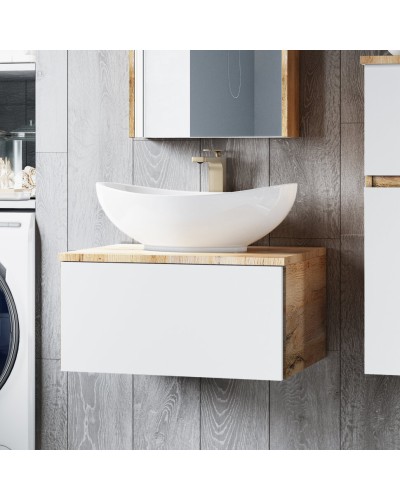 Ива - 60 Тумба подвесная комбинированная 1 ящ. / раковина