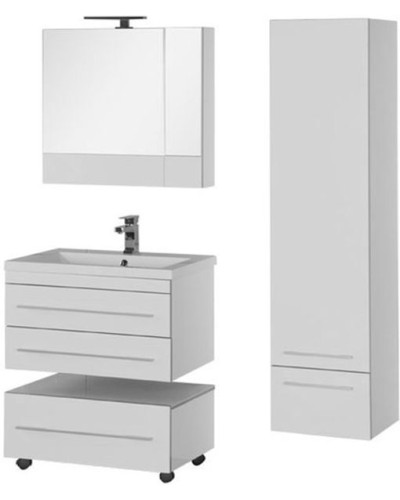 Тумба под раковину Aquanet Верона 75 176669 подвесная Белая