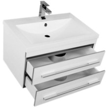 Тумба под раковину Aquanet Верона 75 176669 подвесная Белая