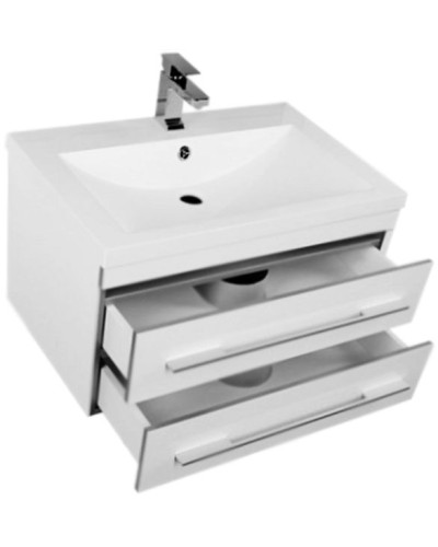 Тумба под раковину Aquanet Верона 75 176669 подвесная Белая
