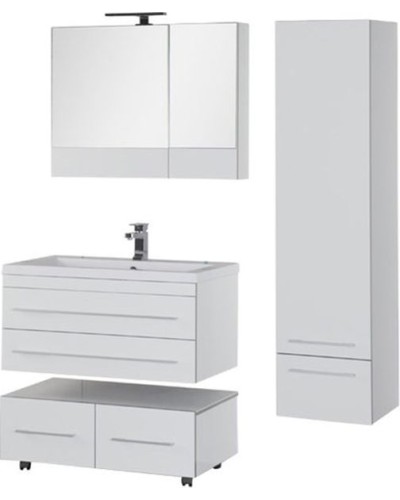 Тумба под раковину Aquanet Верона 90 172335 подвесная Белая