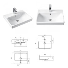 Адриана - 55 Тумба подвесная с 2 ящ. / раковина