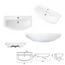 Дрея - 86 Тумба 2 ящ. (корз)/ раковина (комп)