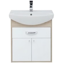 Тумба под раковину Aquanet Грейс 60 198373 подвесная с ящиком Дуб сонома