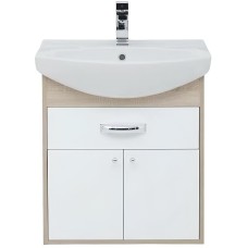 Тумба под раковину Aquanet Грейс 60 198373 подвесная с ящиком Дуб сонома