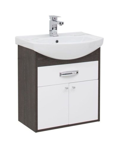 Тумба под раковину Aquanet Грейс 60 198374 подвесная с ящиком Дуб кантенбери