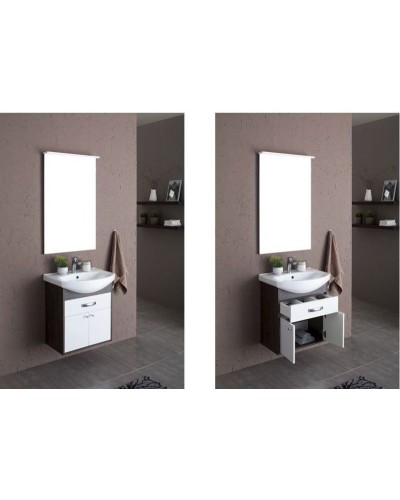 Тумба под раковину Aquanet Грейс 60 198374 подвесная с ящиком Дуб кантенбери