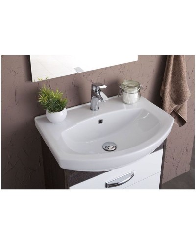 Тумба под раковину Aquanet Грейс 60 198374 подвесная с ящиком Дуб кантенбери