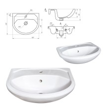 Элегия - 55 Тумба напольная / раковина