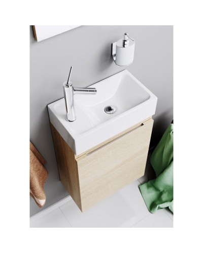 Тумба под раковину Aqwella Леон 40 Ln-MP.01.04/DS подвесная Дуб сонома